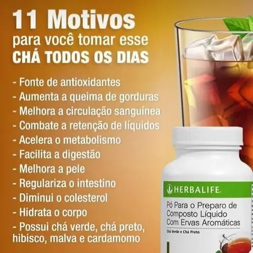 beneficios do cha herbal concentrate herbalife