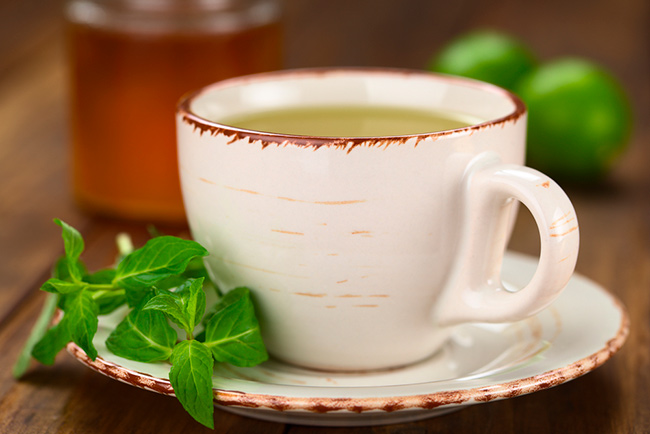 cha de hortela historia