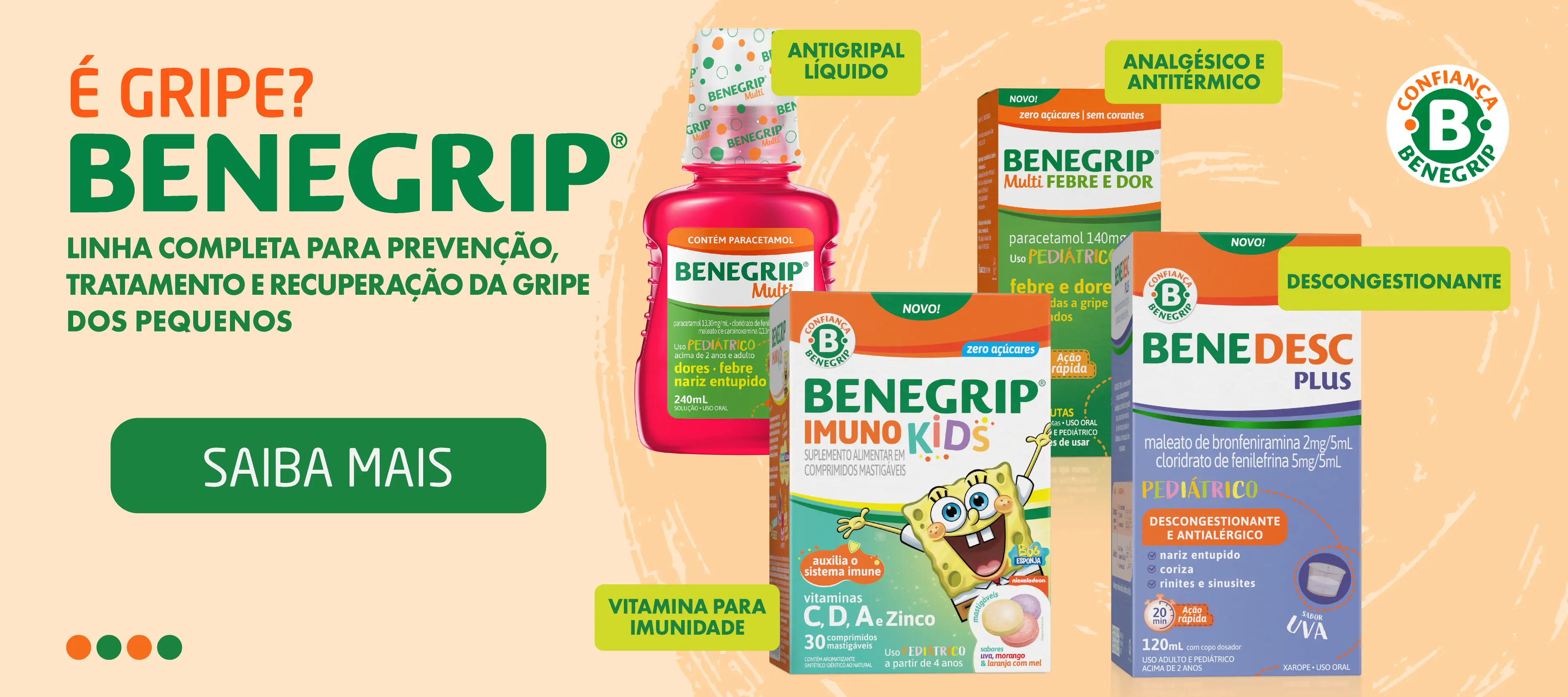 cha para gripe de bebe de 3 meses