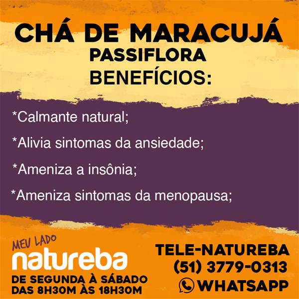 benefícios chá de maracujá para dormir