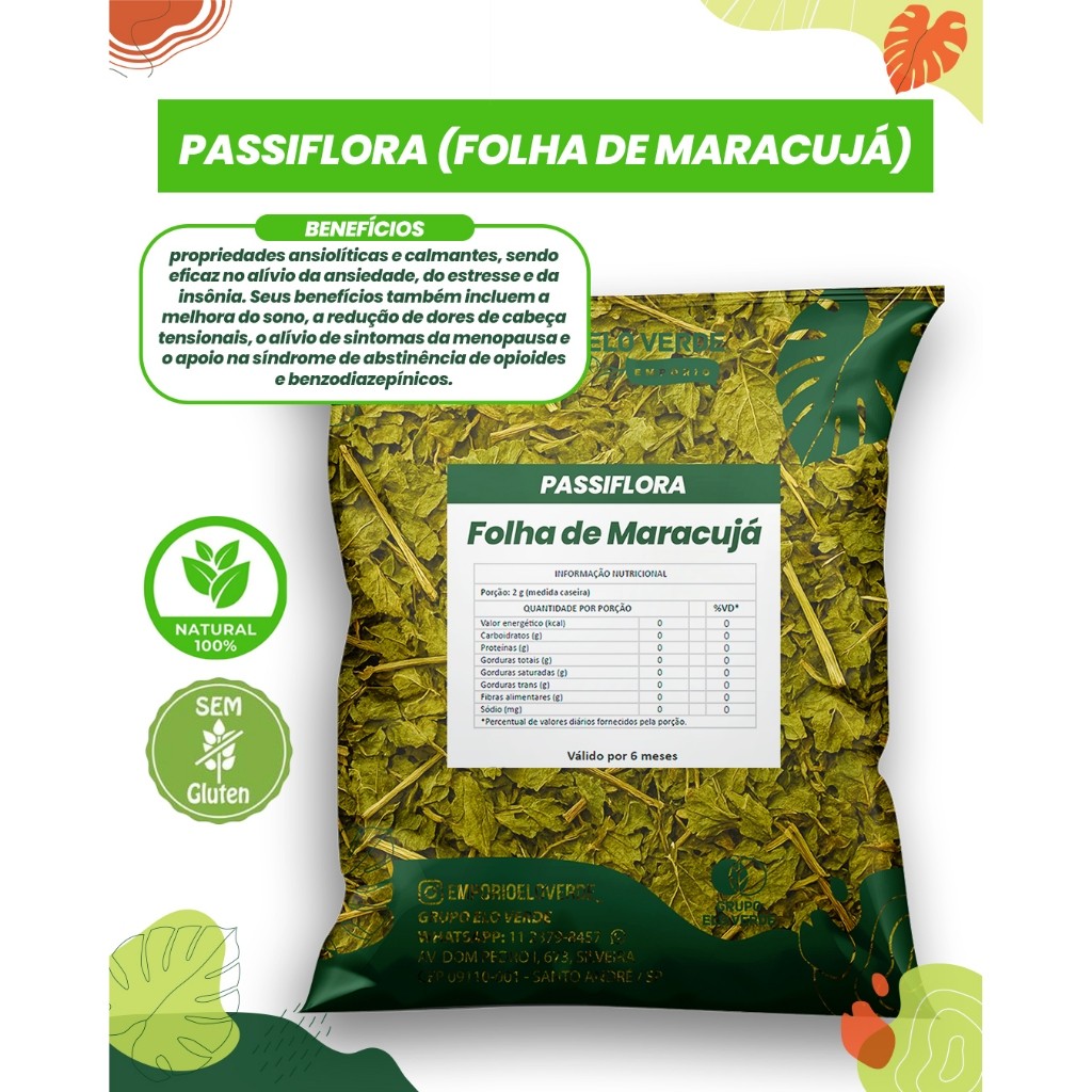 como fazer chá de maracujá calmante