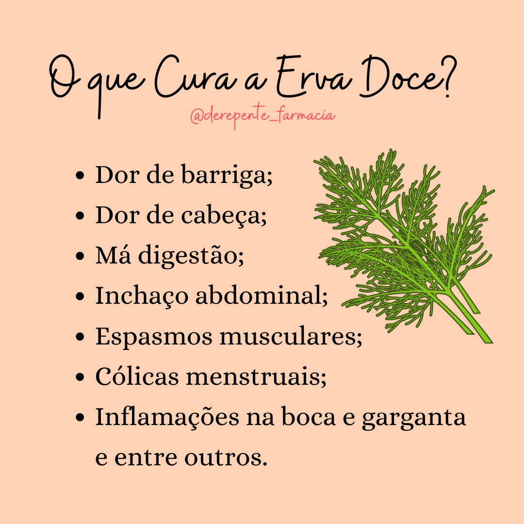 propriedades cha de erva doce