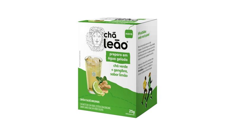 benefícios chá verde Leão zero calorias