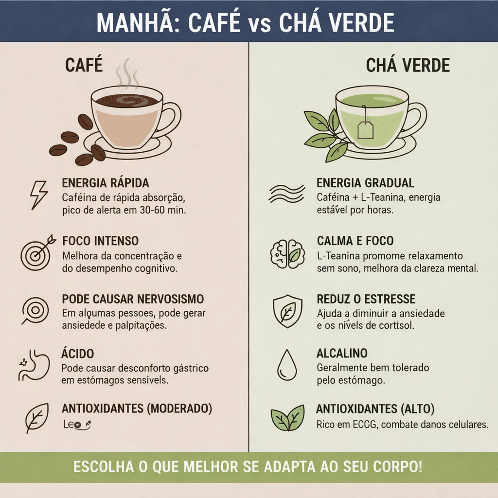 benefícios do chá verde para a saúde