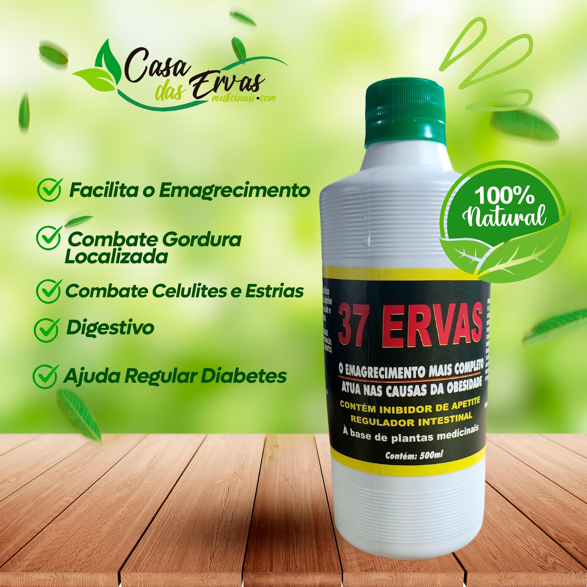 Riscos chá 37 ervas