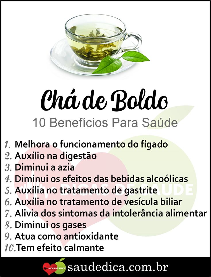 para que serve cha de boldo