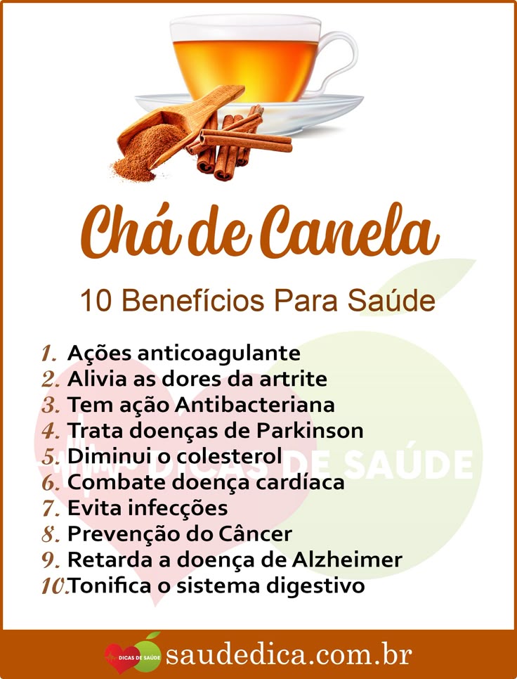 chá de canela para diabetes