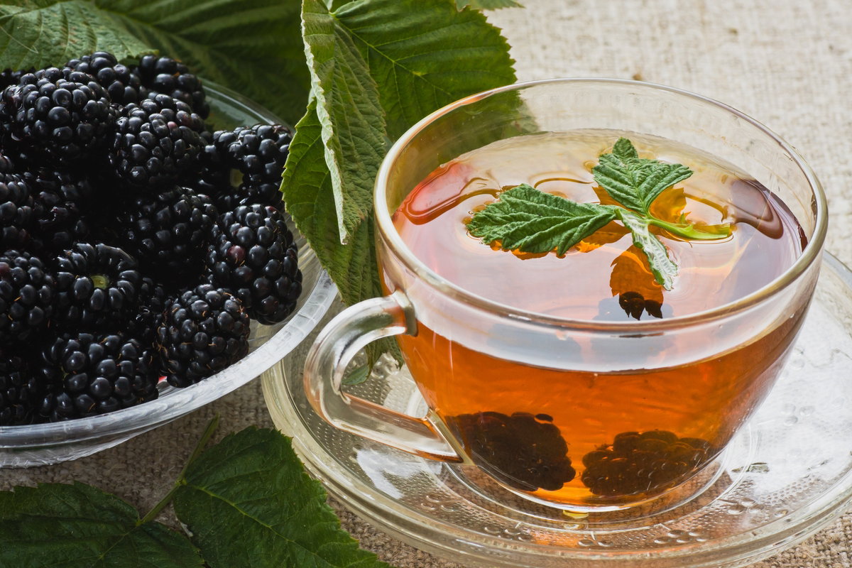chá de amora para menopausa