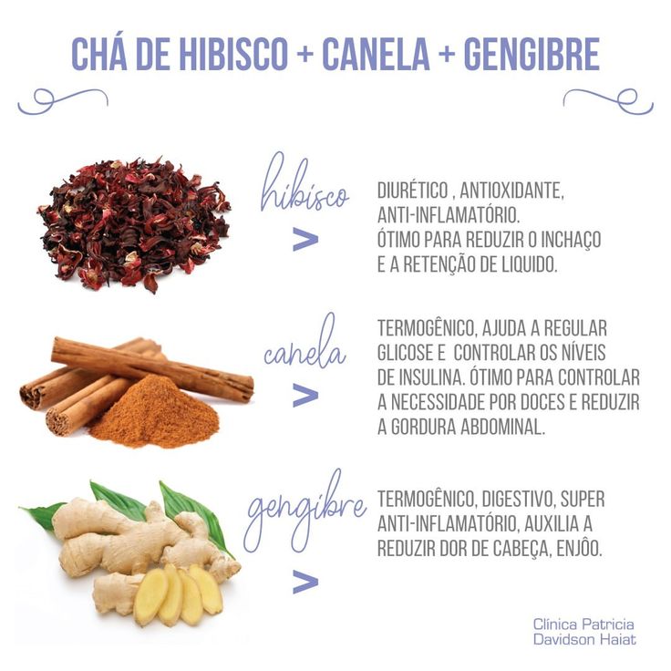 hibisco e canela juntos