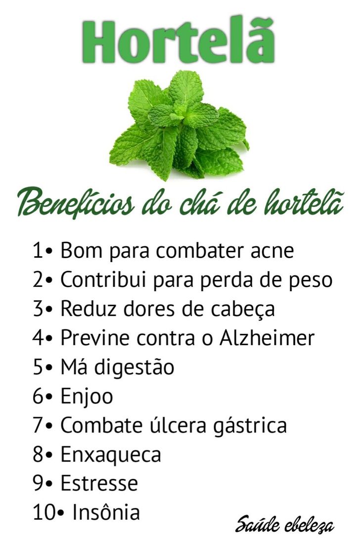 mentol benefícios