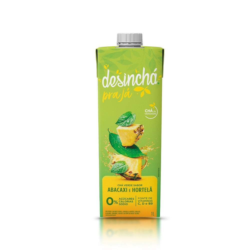 vitamina C abacaxi hortelã