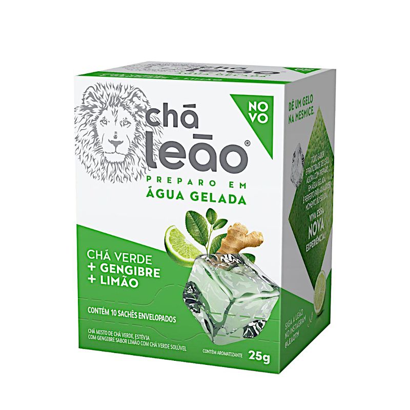 cha leao pronto para beber