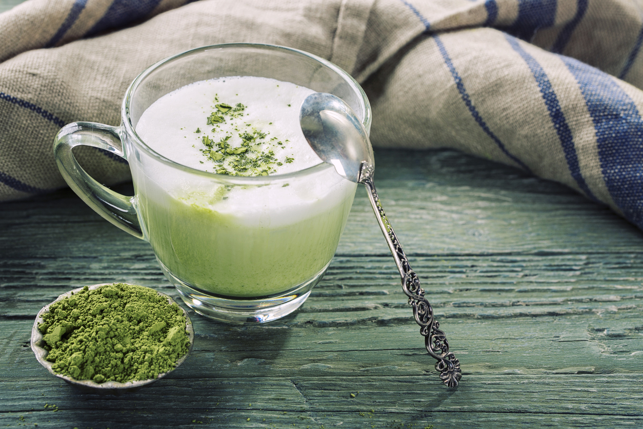 como fazer chá matcha