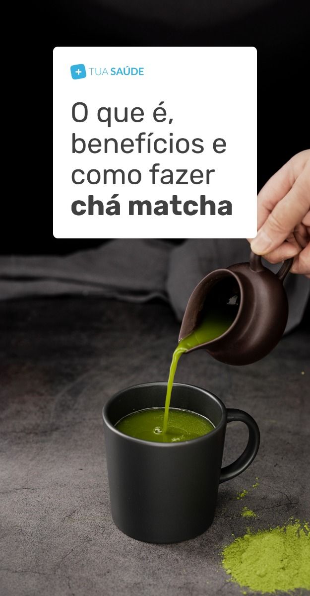 como fazer chá matcha