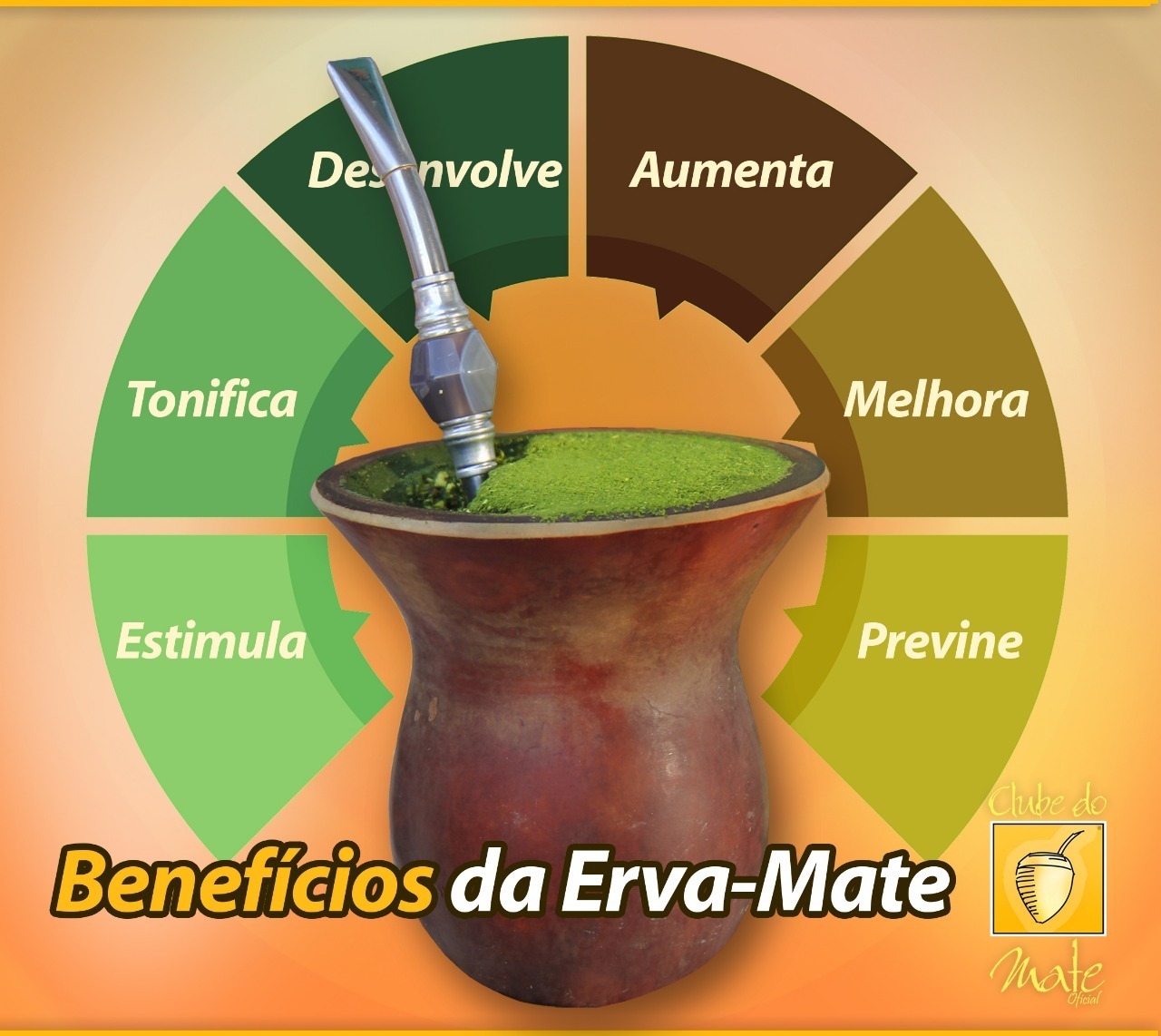 chá mate antioxidante