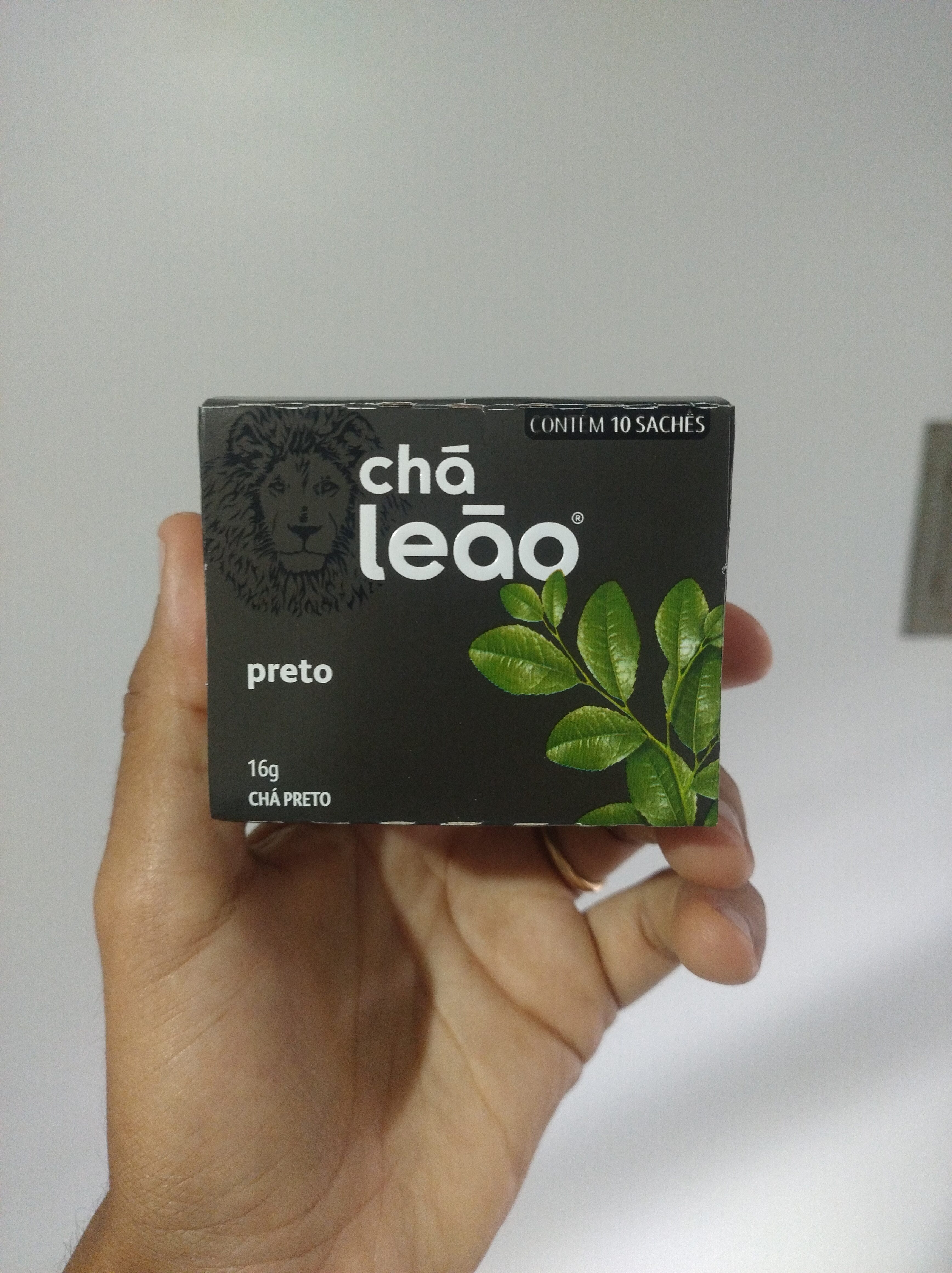 chá preto Leão contraindicações