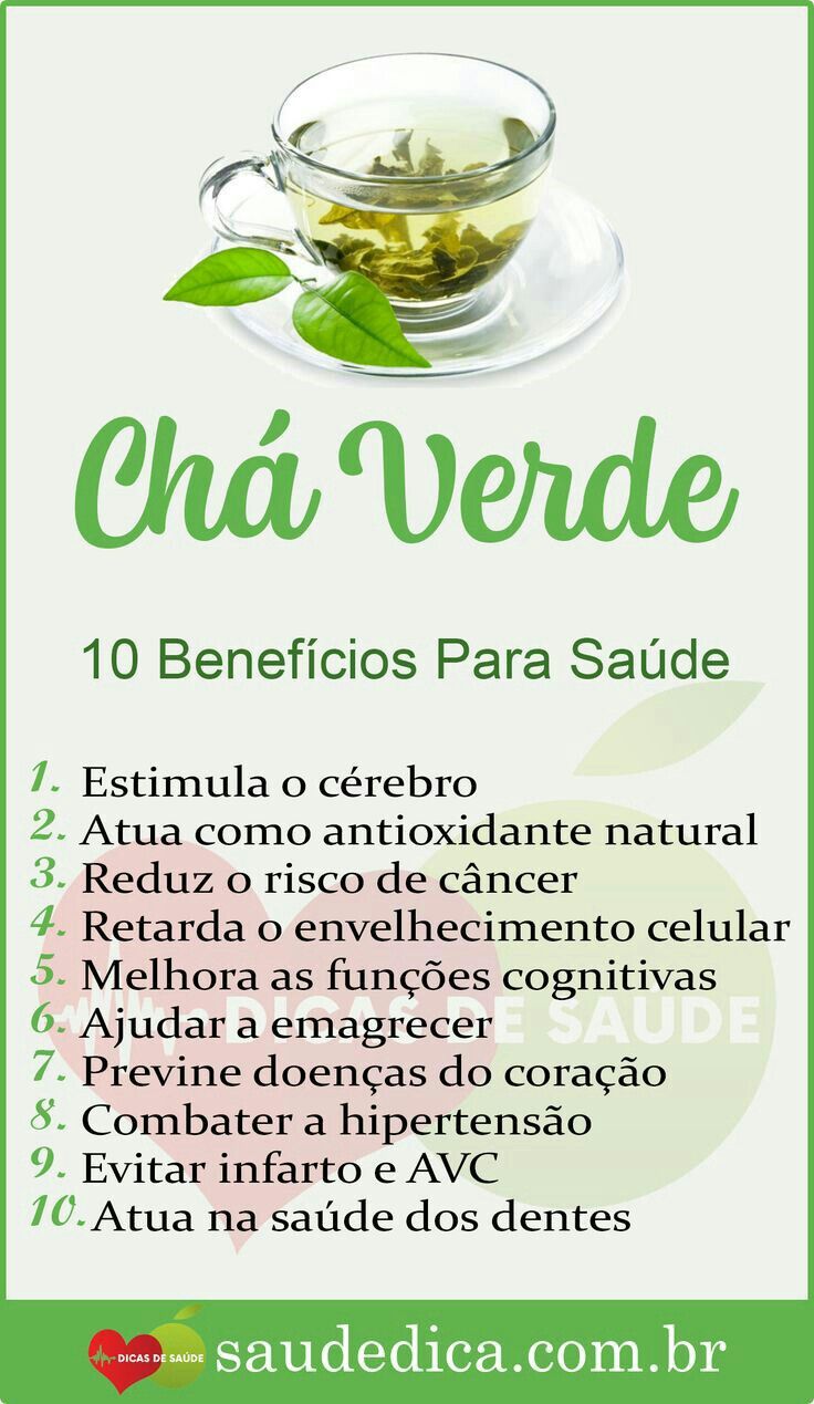 chá verde para ansiedade