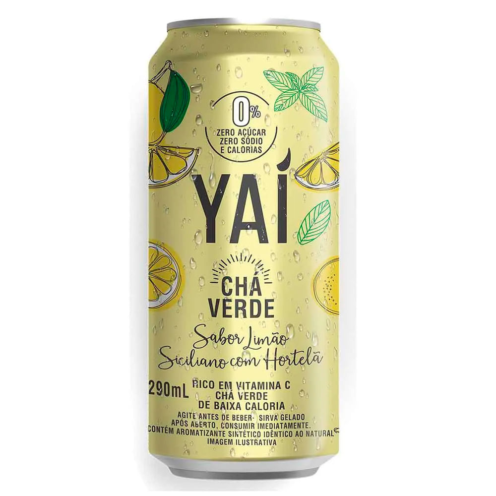 Yaí chá verde zero açúcar
