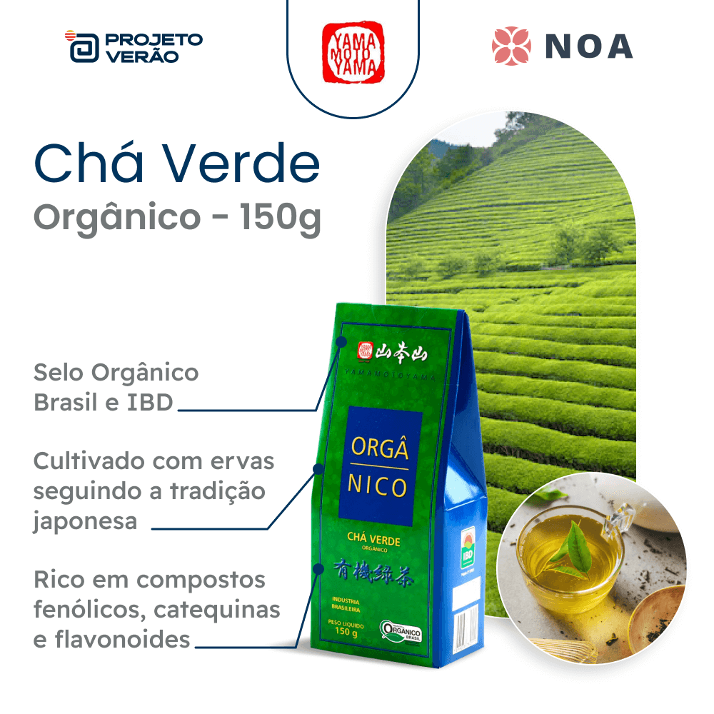 chá verde Yamamotoyama antioxidante