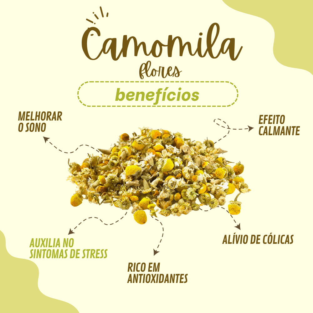 camomila para estresse