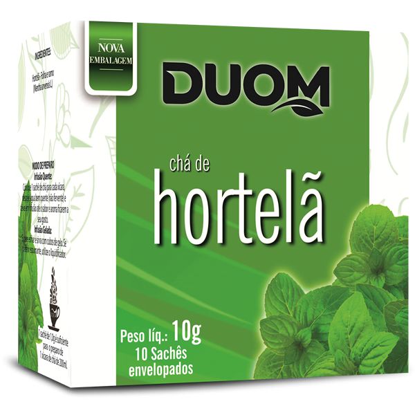 preço chá hortelã dauf 10 sachês