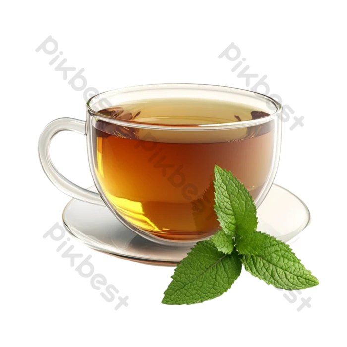 chá de menta png