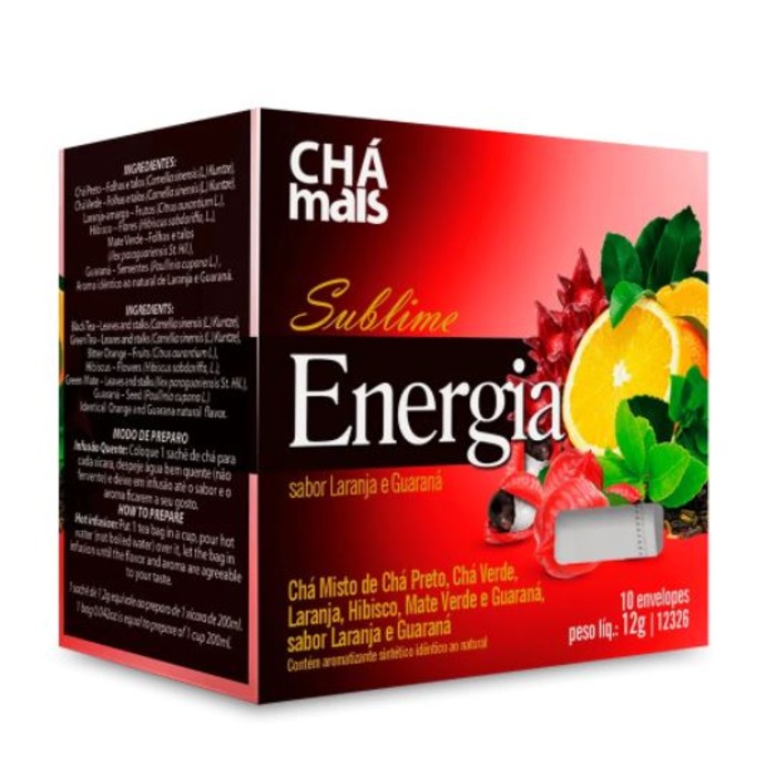 melhor chá para energia