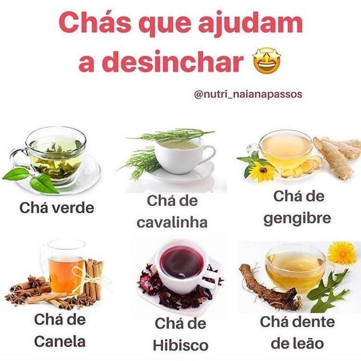 chá para barriga estufada