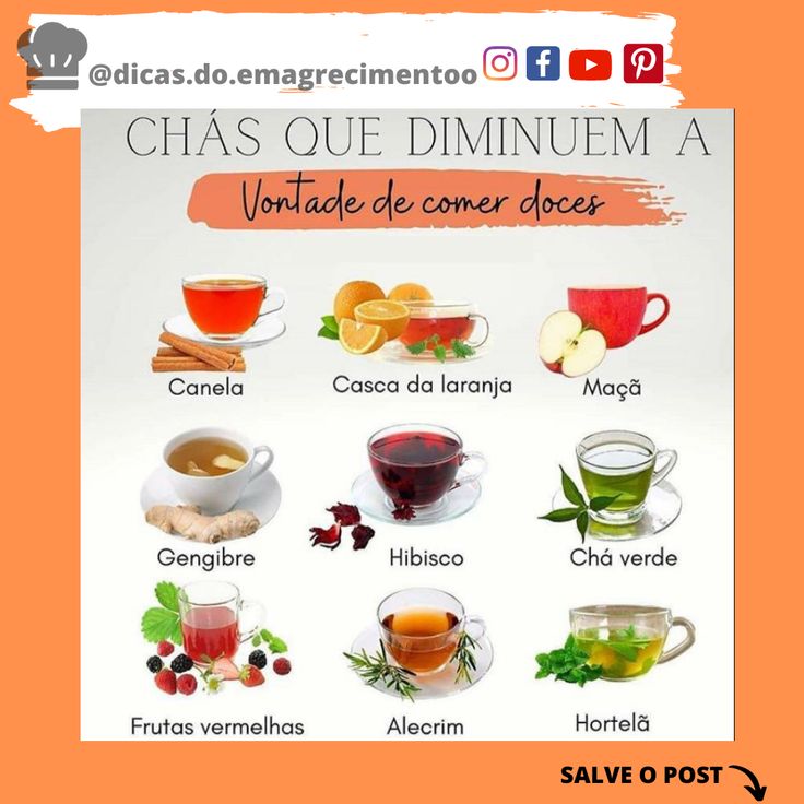 chá para ansiedade e doce