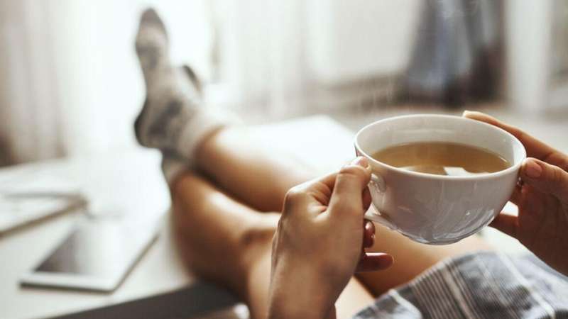 chá para substituir o café