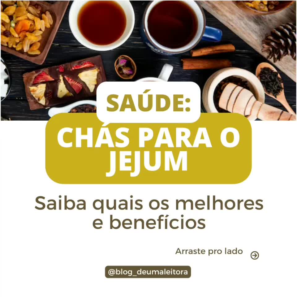 chás permitidos no jejum