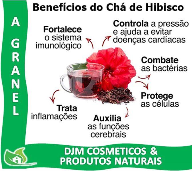propriedades do chá de hibisco