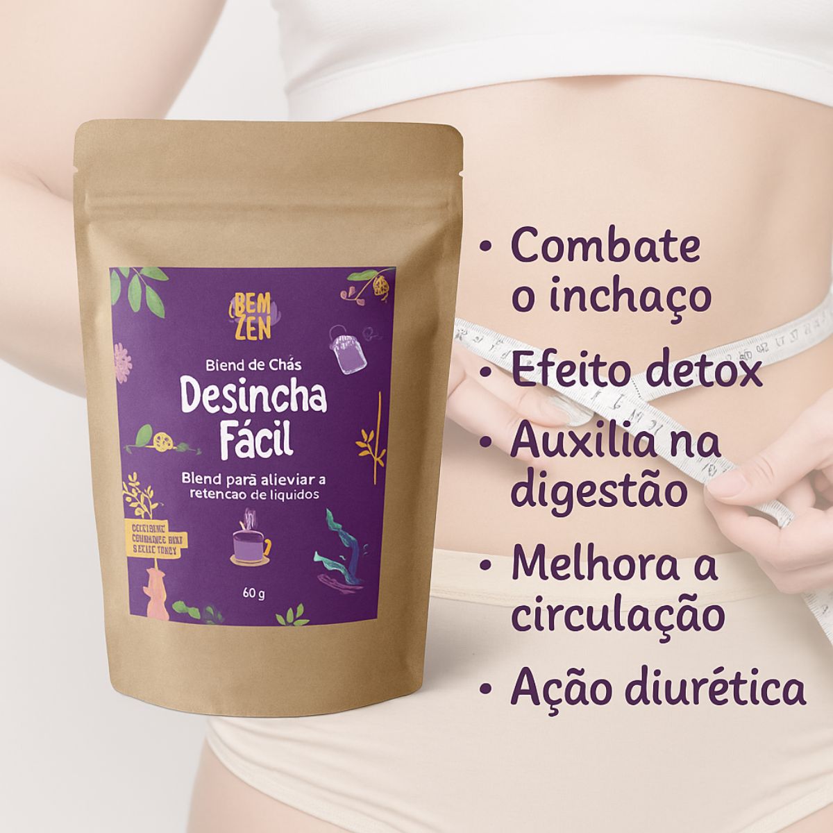 alternativas naturais para inchaço